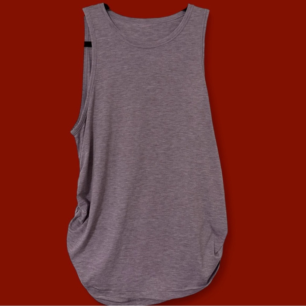 GREYISH PURPLE LULULEMON TANK TOP
